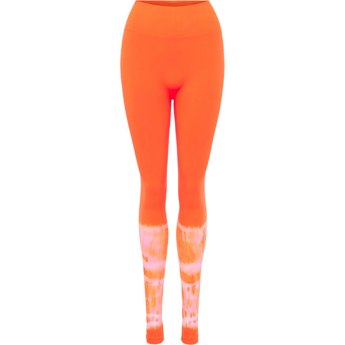 Legging - Tie Dye - Neon Orange