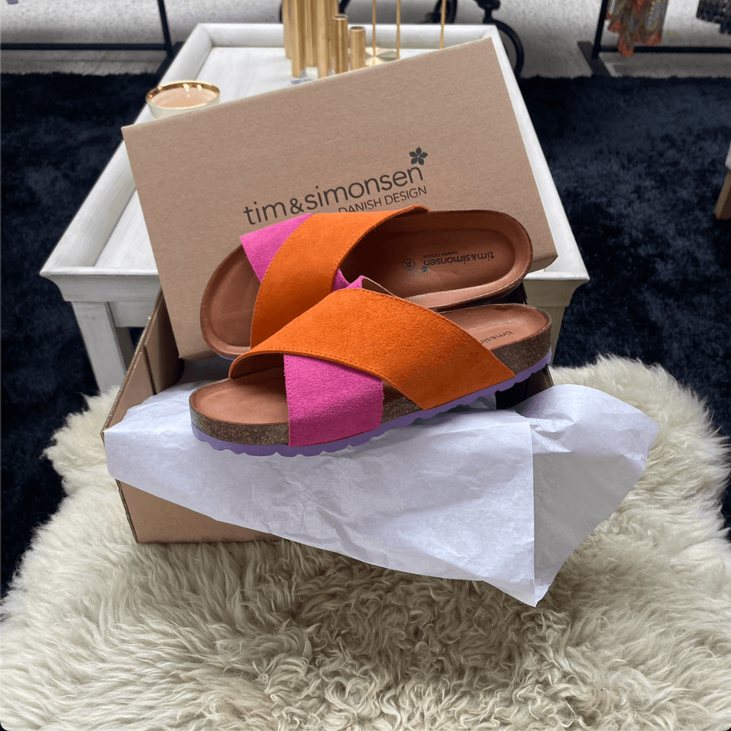 tryk Nu polet Ruskinds sandal - Orange/Pink– The Manor Boutique