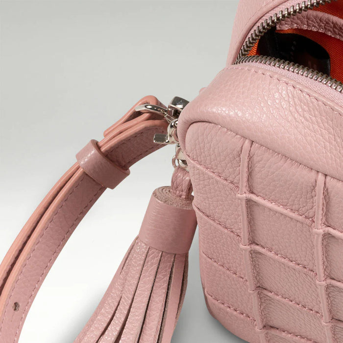 Cross-body Bag - Rose Pink - Nappa læder